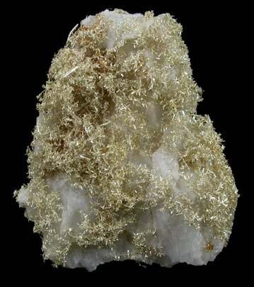 Gold (fine wire crystals) from Olinghouse Mine, 6030 bench, 813 pit, Washoe County, Nevada