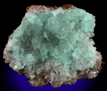 Smithsonite with Hemimorphite from San Antonio Mine, Level 8, Santa Eulalia District, Chihuahua, Mexico