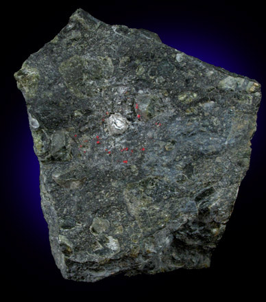 Diamond in Kimberlite from Red Flag #2 Mine, Mengyin, Shandong Province, China