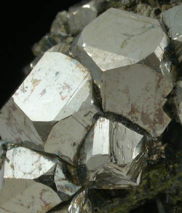 Pyrite with Epidote from Karzamkul Mine, 90 km from Rudniy, Kazakhstan