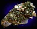 Pyrite with Epidote from Karzamkul Mine, 90 km from Rudniy, Kazakhstan