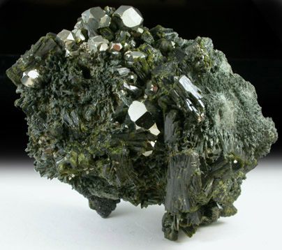 Epidote and Pyrite from Karzamkul Mine, 90 km from Rudniy, Kazakhstan