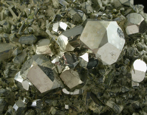 Pyrite with Epidote from Karzamkul Mine, 90 km from Rudniy, Kazakhstan