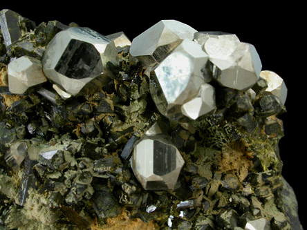 Pyrite with Epidote from Karzamkul Mine, 90 km from Rudniy, Kazakhstan