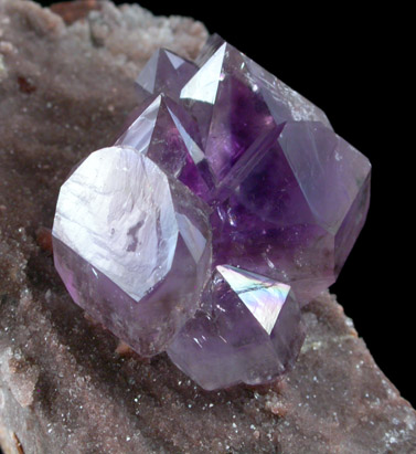 Quartz var. Amethyst from Balkhash Lake, near Preozersk, Karaganda Oblast, Kazakhstan