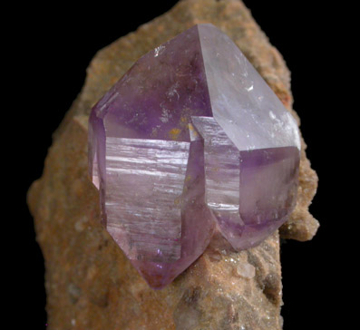 Quartz var. Amethyst from Balkhash Lake, near Preozersk, Karaganda Oblast, Kazakhstan