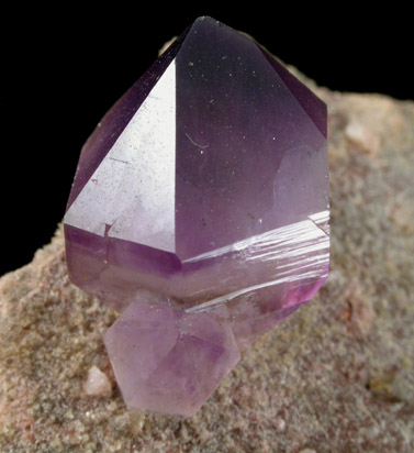 Quartz var. Amethyst from Balkhash Lake, near Preozersk, Karaganda Oblast, Kazakhstan