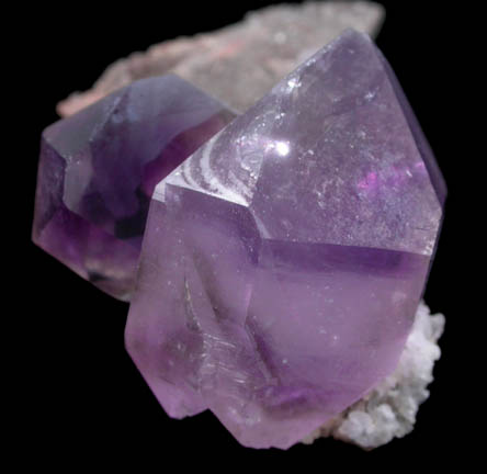 Quartz var. Amethyst Quartz from Balkhash Lake, near Preozersk, Karaganda Oblast, Kazakhstan