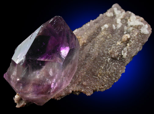 Quartz var. Amethyst Quartz from Balkhash Lake, near Preozersk, Karaganda Oblast, Kazakhstan