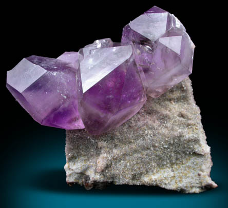 Quartz var. Amethyst Quartz from Balkhash Lake, near Preozersk, Karaganda Oblast, Kazakhstan