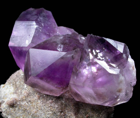 Quartz var. Amethyst Quartz from Balkhash Lake, near Preozersk, Karaganda Oblast, Kazakhstan