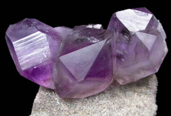 Quartz var. Amethyst Quartz from Balkhash Lake, near Preozersk, Karaganda Oblast, Kazakhstan