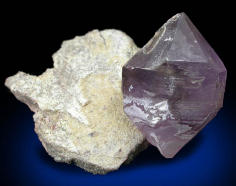 Quartz var. Amethyst Quartz from Balkhash Lake, near Preozersk, Karaganda Oblast, Kazakhstan