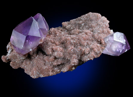 Quartz var. Amethyst from Balkhash Lake, near Preozersk, Karaganda Oblast, Kazakhstan