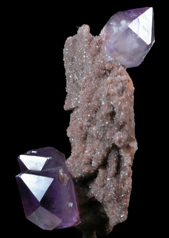 Quartz var. Amethyst from Balkhash Lake, near Preozersk, Karaganda Oblast, Kazakhstan