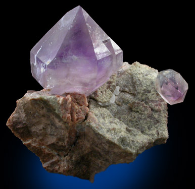 Quartz var. Amethyst from Balkhash Lake, near Preozersk, Karaganda Oblast, Kazakhstan