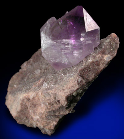 Quartz var. Amethyst Quartz from Balkhash Lake, near Preozersk, Karaganda Oblast, Kazakhstan