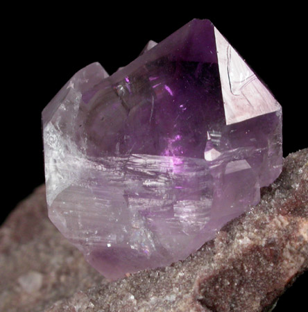 Quartz var. Amethyst Quartz from Balkhash Lake, near Preozersk, Karaganda Oblast, Kazakhstan