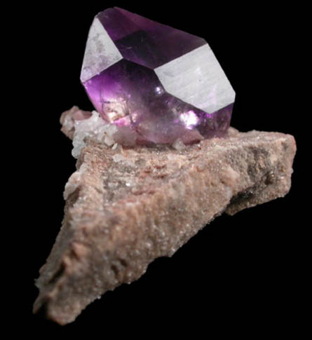 Quartz var. Amethyst Quartz from Balkhash Lake, near Preozersk, Karaganda Oblast, Kazakhstan