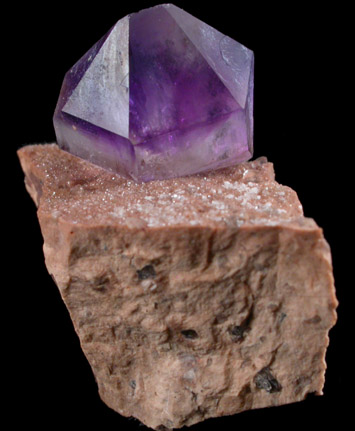 Quartz var. Amethyst from Balkhash Lake, near Preozersk, Karaganda Oblast, Kazakhstan