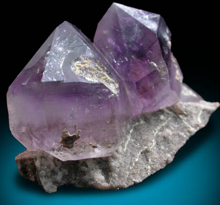 Quartz var. Amethyst Quartz from Balkhash Lake, near Preozersk, Karaganda Oblast, Kazakhstan