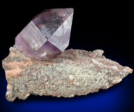 Quartz var. Amethyst from Balkhash Lake, near Preozersk, Karaganda Oblast, Kazakhstan