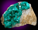 Dioptase from Altyn-Tyube, 66 km east of Karagandy, Karaganda Oblast', Kazakhstan (Type Locality for Dioptase)