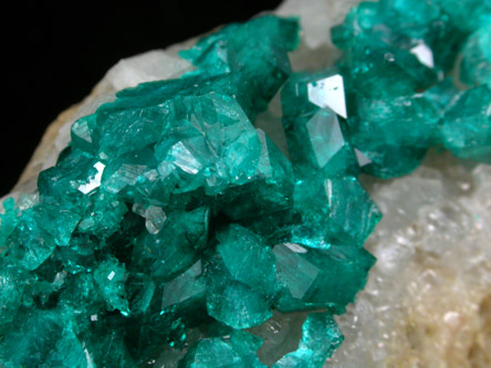 Dioptase from Altyn-Tyube, 66 km east of Karagandy, Karaganda Oblast', Kazakhstan (Type Locality for Dioptase)