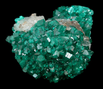 Dioptase from Altyn-Tyube, 66 km east of Karagandy, Karaganda Oblast', Kazakhstan (Type Locality for Dioptase)