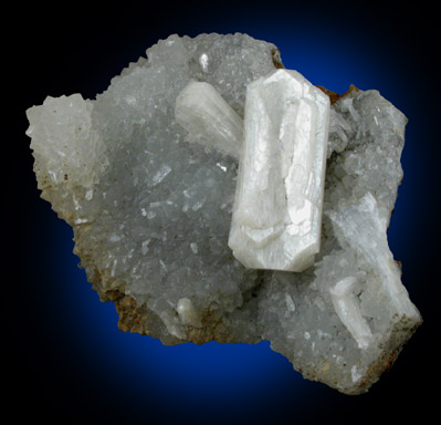 Barrerite on Quartz from Rocky Pass Area, Kuiu Island, Alaska