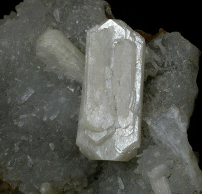 Barrerite on Quartz from Rocky Pass Area, Kuiu Island, Alaska