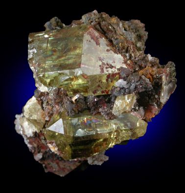 Fluorapatite in Quartz from Cerro de Mercado, Durango, Mexico