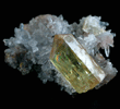 Fluorapatite in Quartz from Cerro de Mercado, Durango, Mexico