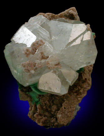 Cerussite, Malachite, Smithsonite from Tsumeb Mine, Otavi-Bergland District, Oshikoto, Namibia