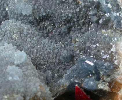 Scorodite from Hemerdon Ball Mine, Devon, England