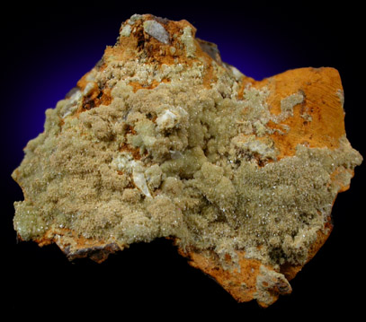 Pyromorphite from Pentire Glaze Mine, Polzeath, Cornwall, England