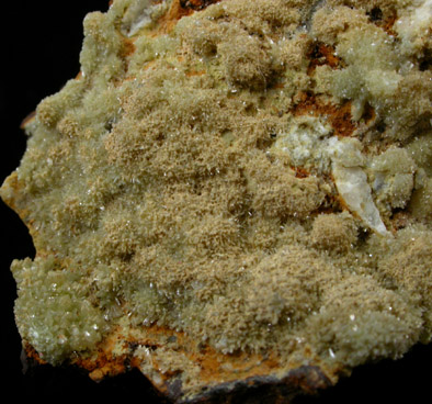 Pyromorphite from Pentire Glaze Mine, Polzeath, Cornwall, England
