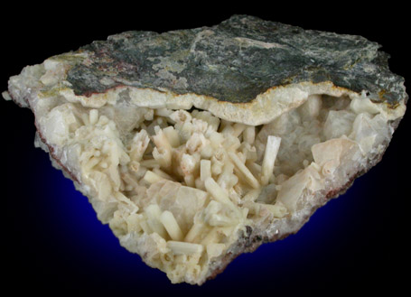 Montmorillonite pseudomorph after Natrolite from Dean Quarry, St. Keverne, Cornwall, England