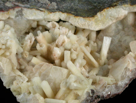 Montmorillonite pseudomorph after Natrolite from Dean Quarry, St. Keverne, Cornwall, England