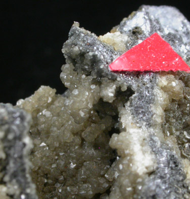 Smithsonite and Galena from Halkyn Mine, Halkyn, Clwyd, Wales