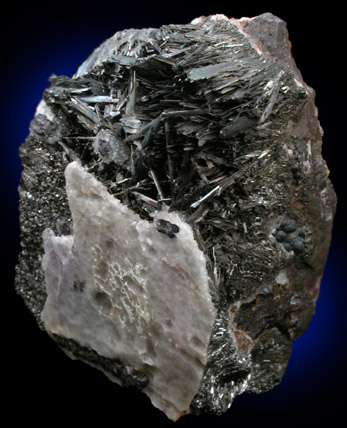 Pyrolusite from Taylor Mine, Alberta, Baraga County, Michigan