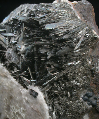 Pyrolusite from Taylor Mine, Alberta, Baraga County, Michigan