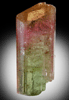 Elbaite Tourmaline (bi-colored crystal) from Minas Gerais, Brazil