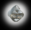 Diamond (1.01 carat octahedral crystal) from Cape Province, South Africa