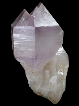 Quartz var. Amethyst Scepter from Cold Water Creek, Elbert County, Georgia