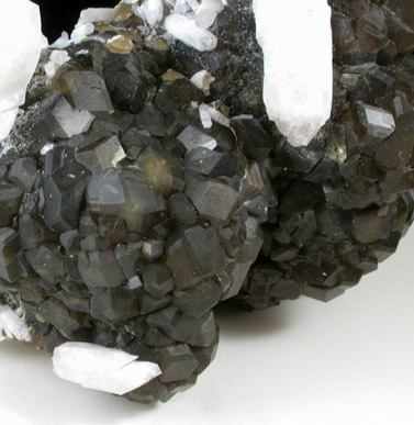 Andradite Garnet with Milky Quartz from Nikolaevskiy Mine, Dalnegorsk, Primorskiy Kray, Russia