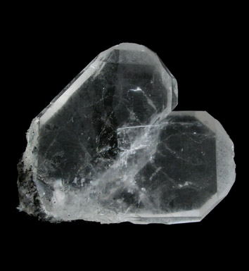 Quartz (Japan Law-twinned) from Kiura Mine, Oita Prefecture, Kyushu, Japan