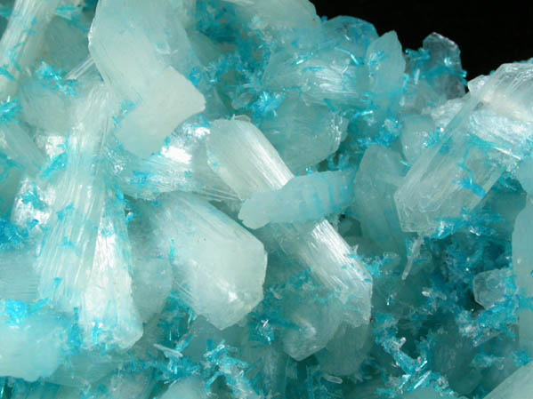 Cavansite on Stilbite-Ca from Wagholi Quarry, Maharashtra, India