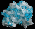 Cavansite on Stilbite from Wagholi Quarry, Maharashtra, India