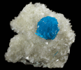 Cavansite on Stilbite from Wagholi Quarry, Maharashtra, India